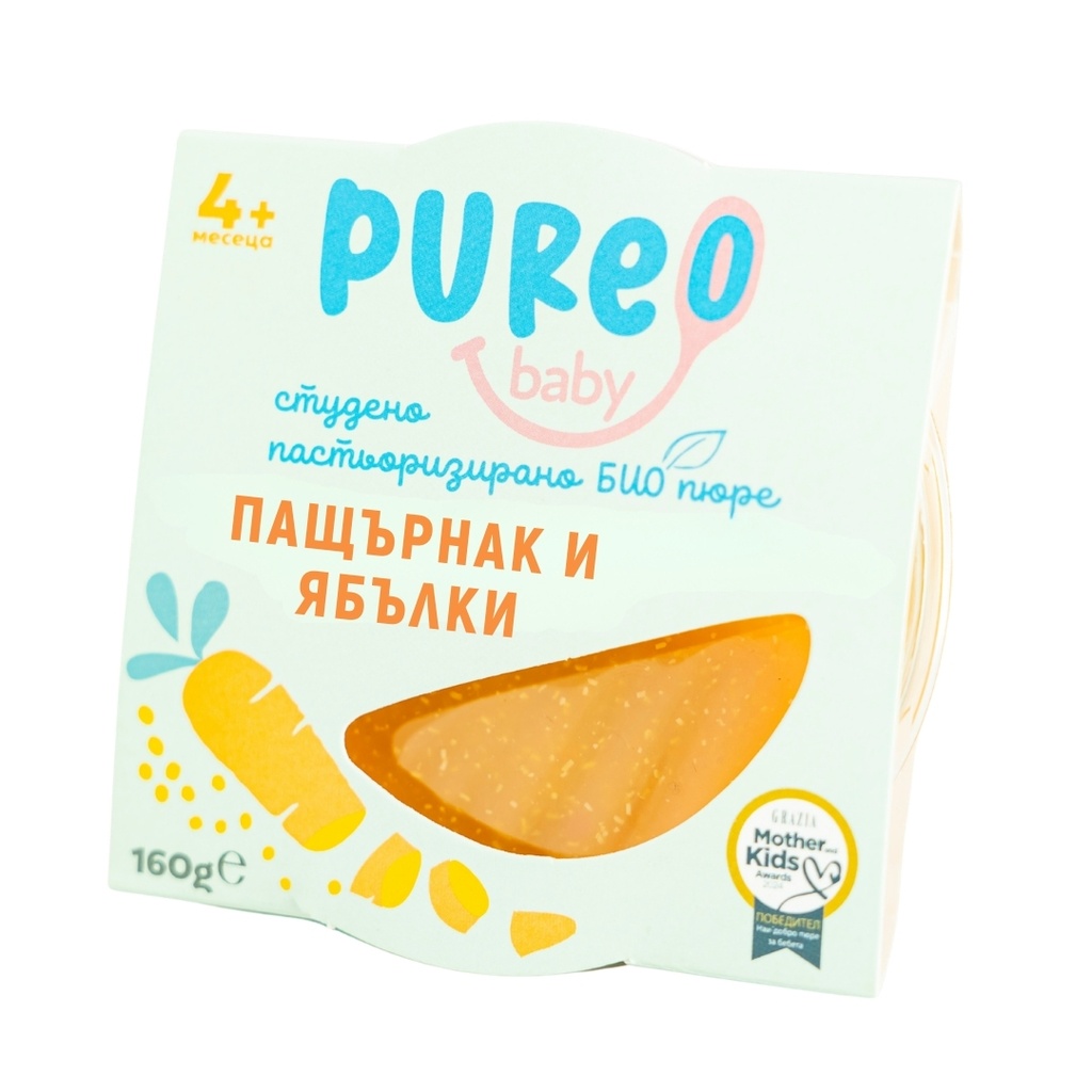 Био пюре пащърнак и ябълки