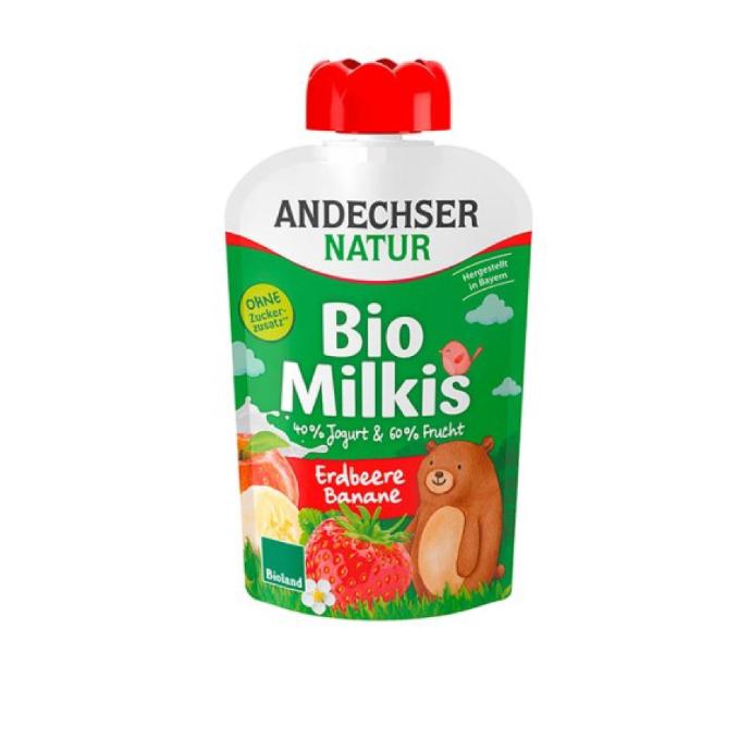 Milki's йогурт с ягода и банан