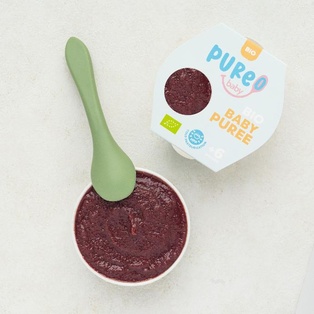 Organic Pear, Bluberries & Rye Puree