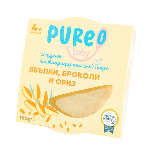 [4002.160] Био пюре от ябълки, броколи и ориз
